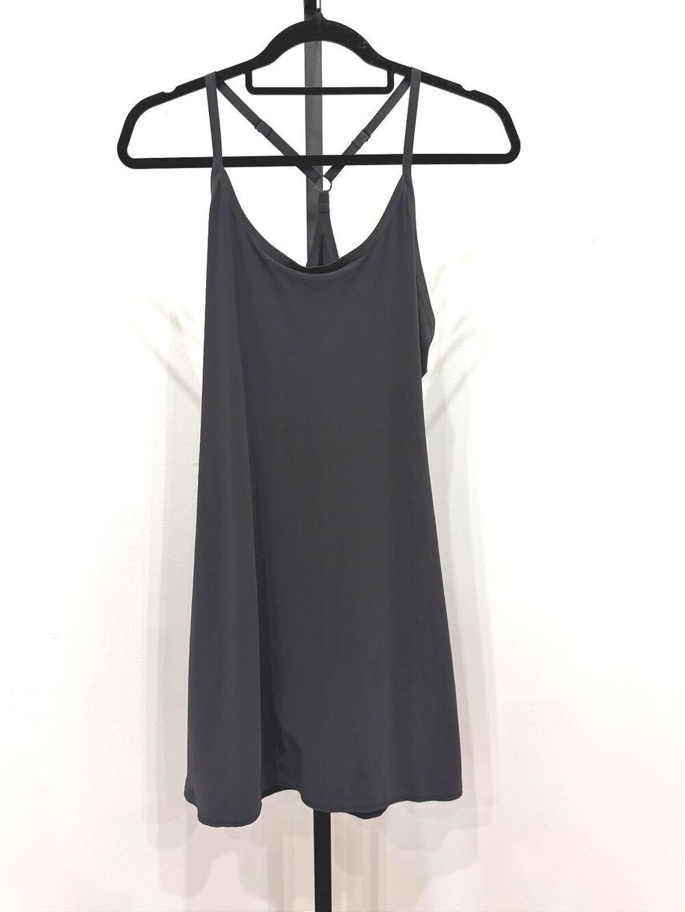 Outdoor Voices Exercise Dress Black Spandex Nylon Mini Dress Size Small